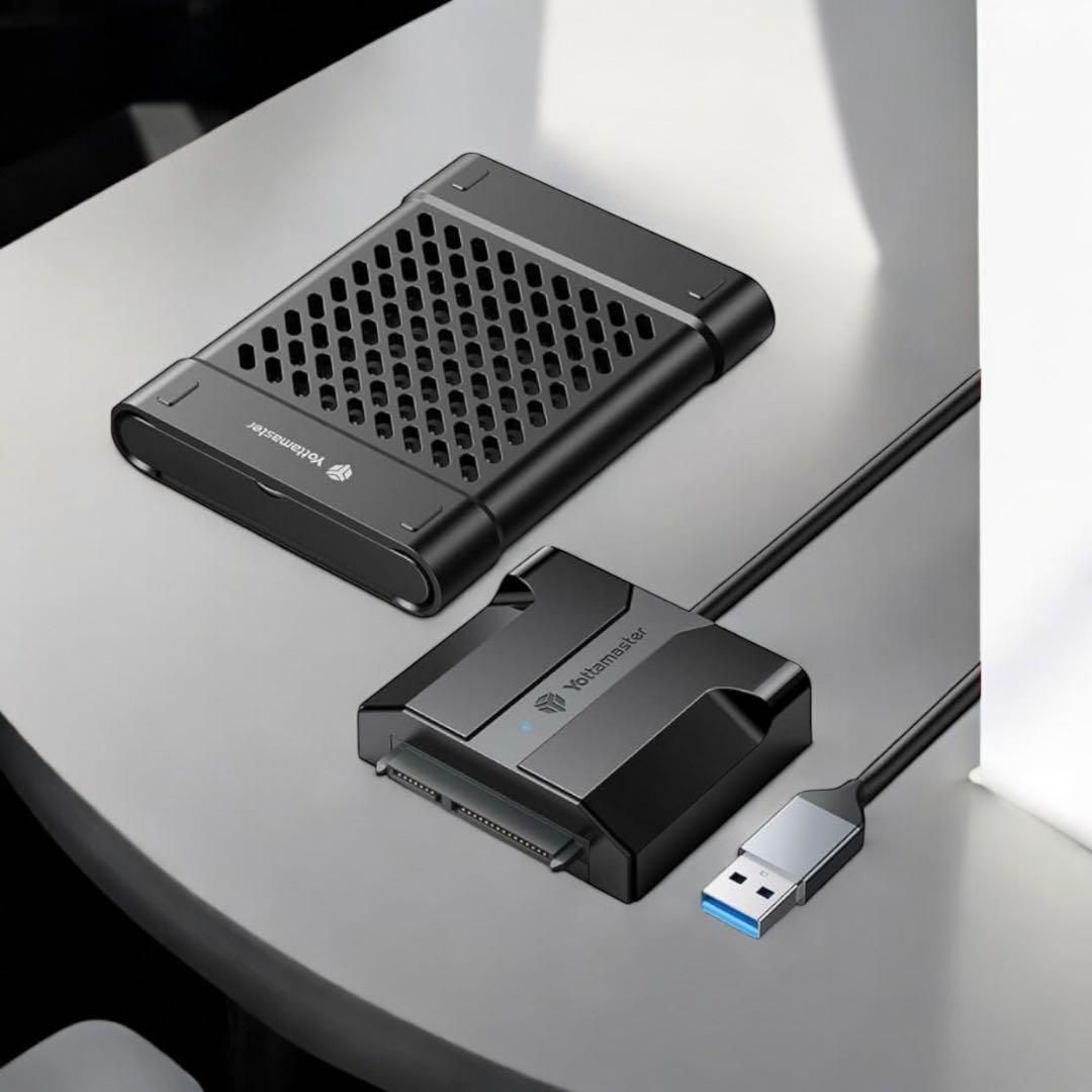 Yottamaster ハードドライブアダプター Amazon.com: Yottamaster USB3.0 to SATA Cable Adapter, with