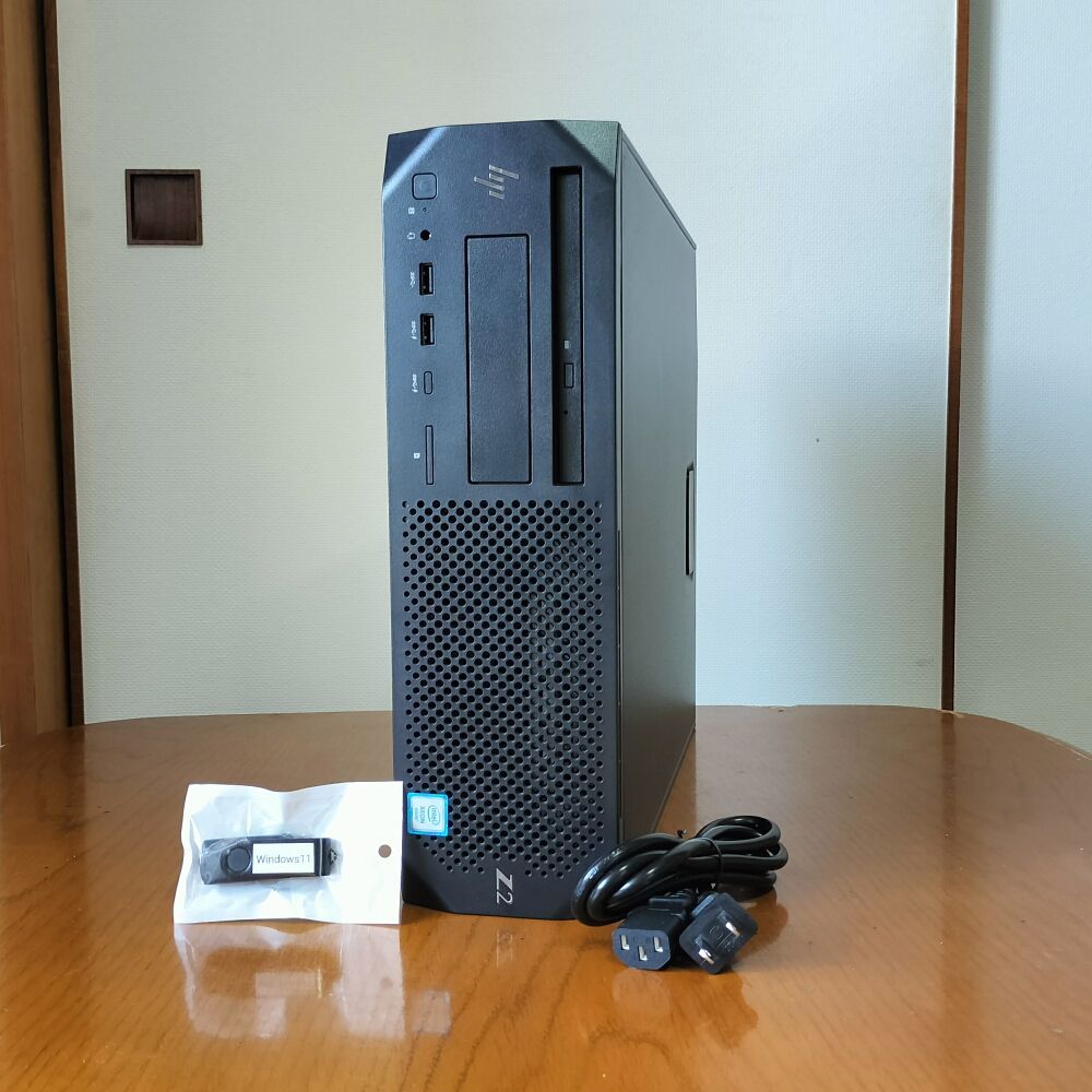 動画編集に最適 HP Z2 G4 SFF i7-7700以上 4.7GHz×8 32GB Quadro P620搭載 M.2 NVMe SSD 1TB HDD 2TB