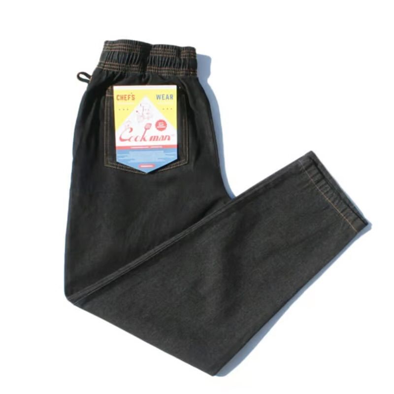 【新品・未使用】Cookman SHEF PANTS (DENIM) BLACK クックマン シェフパンツ デニム ブラック