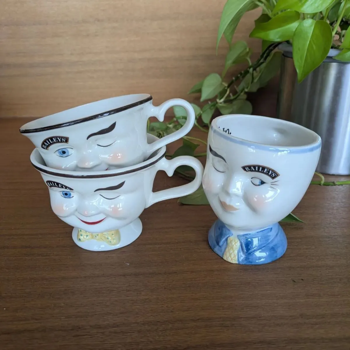 Baileysベイリーズ 3点セット ウィンキング フェイスカップ ヴィンテージ Baileys ベイリーズ ウィンキング フェイスカップ3点セット