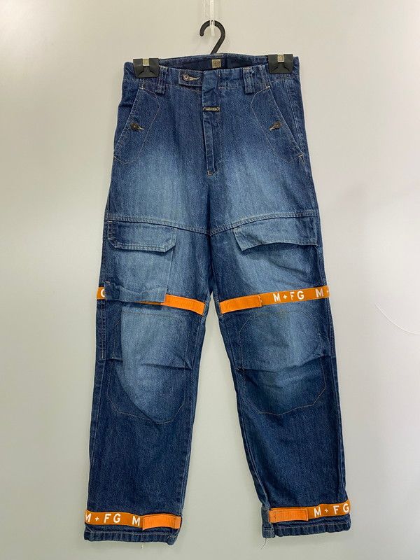 品 MARITHE FRANCOIS GIRBAUD マリテ フランソワ ジルボー シャトルパンツ デニムパンツ メンズ ボトムス 157-250620-em-22-min