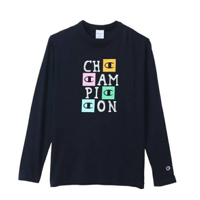 HANES ヘインズ LONG SLEEVE T-SH ネイビー XLサイズ C3-X411 370 | スポーツ スポーツウエア ウエア 服 衣類 トップス 長袖 ロングスリーブ Tシャツ ロンT 綿 コットン 天竺素材 肌触り サスティナブル 