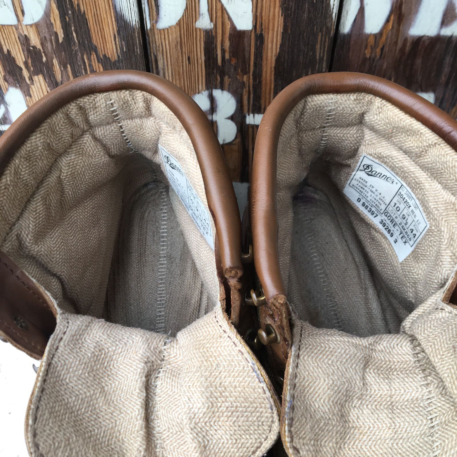 Danner Light ダナーライト ゴアテックス レザーブーツ 30420X 茶 US 