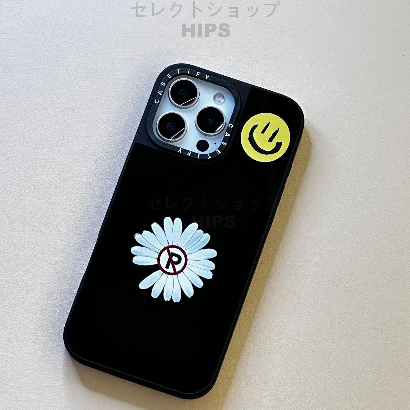 CASETiFY バウンズ iPhone16Pro Daisy デイジー 花 Amazon.com: CASETiFY Compact iPhone 16 Pro Case [4 ft. 2X