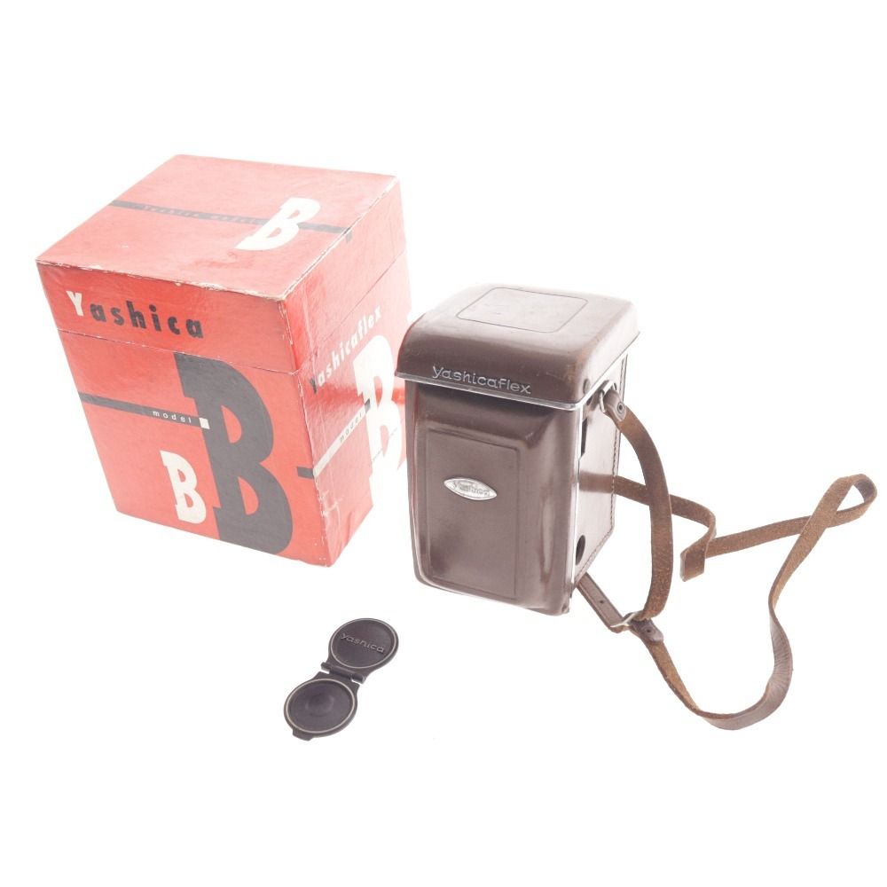 ヤシカ YASHICA Yashica-A 二眼カメラ 元箱・カメラケース付き □ 元箱