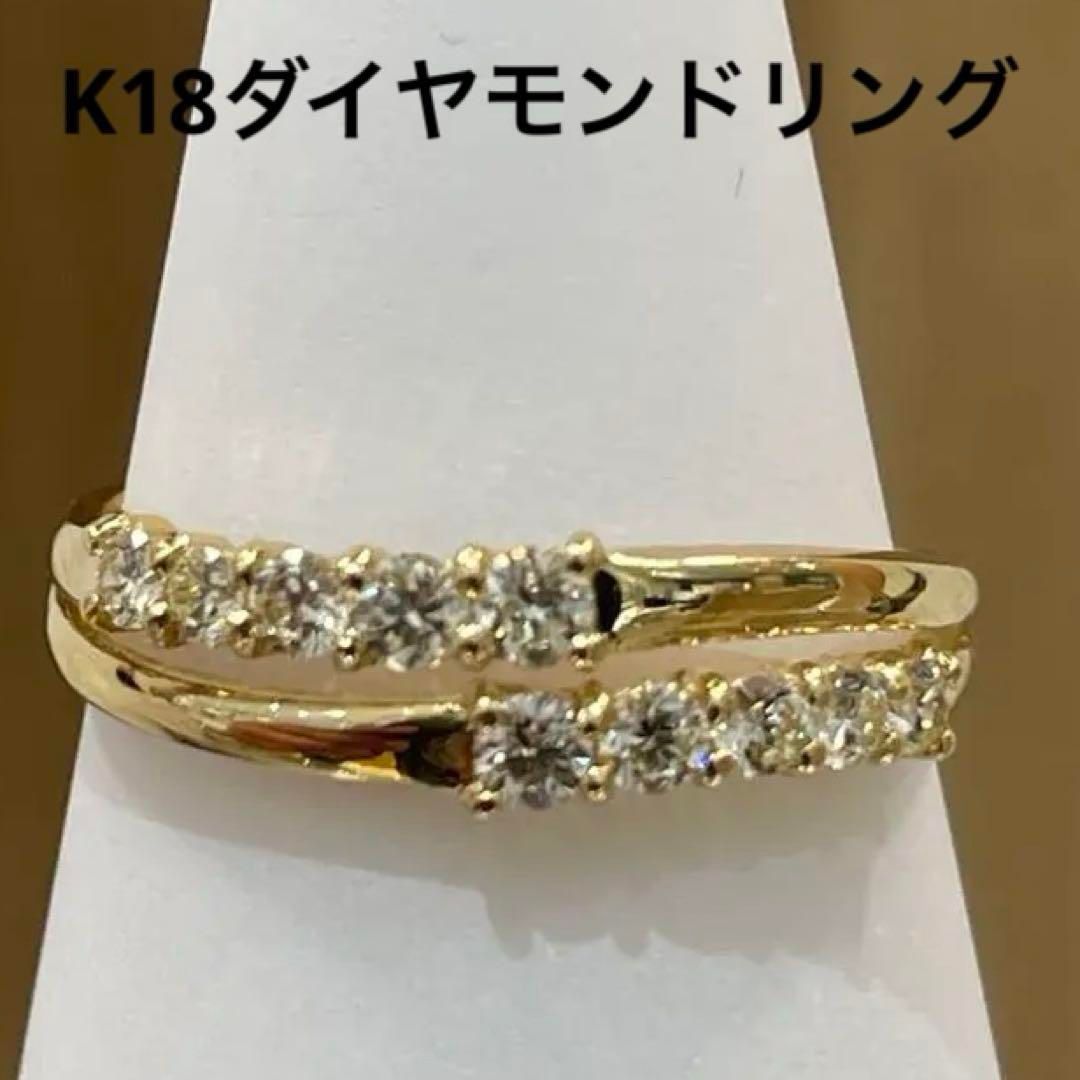 新品】K18ダイヤモンド0.30ctリング 11号 - メルカリ 