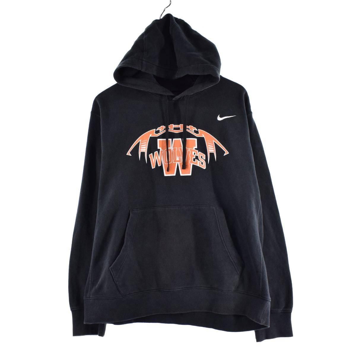 古着 ナイキ NIKE カレッジ スウェットプルオーバーパーカー メンズL/eaa305394