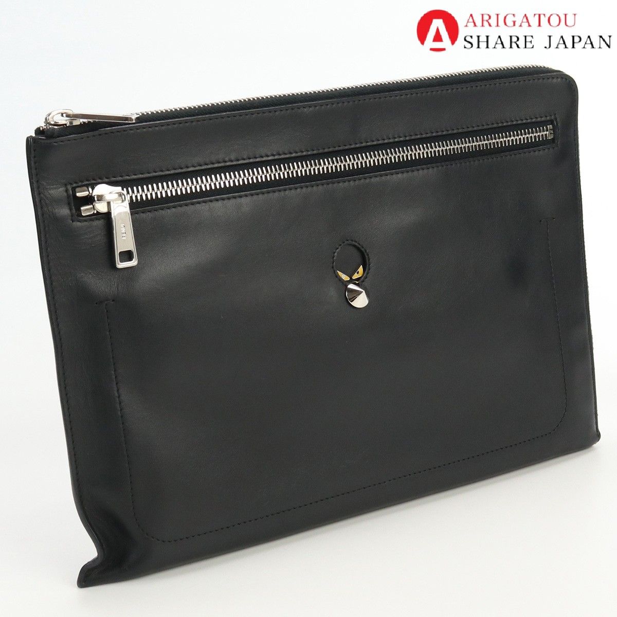 FENDI フェンディ モンスタークラッチバッグ 7M0243 9JL クラッチ 