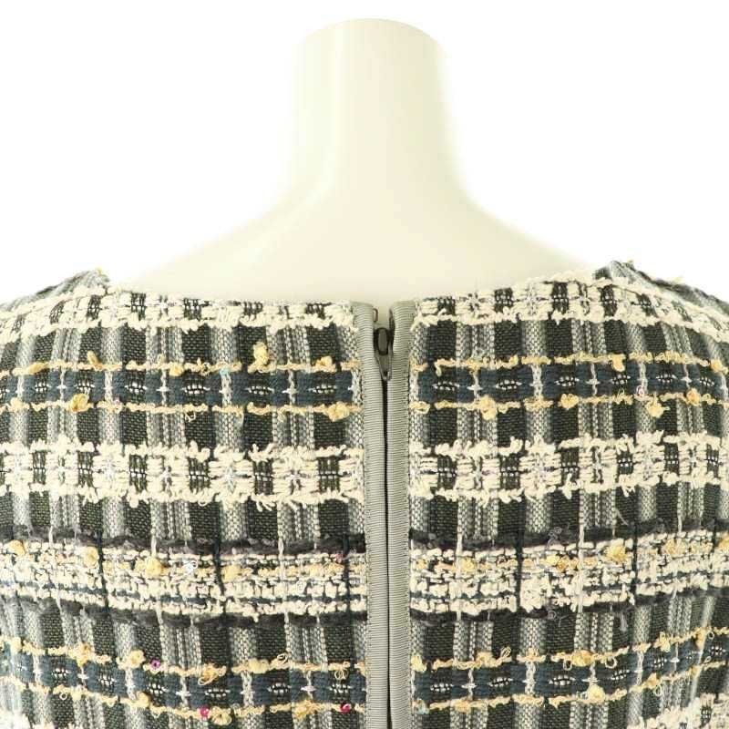 DAMA collection ツイードノースリーブワンピース ダーマコレクション dama collection ツイード ノースリーブ