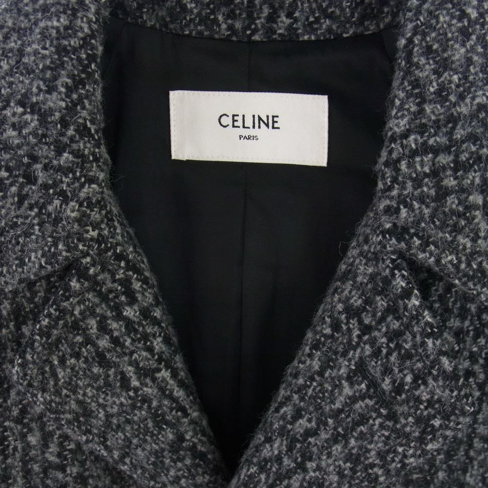 CELINE セリーヌ コート 19AW 2M221730E MAC COAT ツイード チェスター
