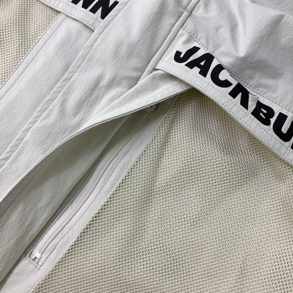 サイズ：2 JACK BUNNY ジャックバニー  ストレッチジップジャケット  ベージュ系 [240101475012] ゴルフウェア レディース ストスト サイズ：2 JACK BUNNY ジャックバニー ストレッチジップ