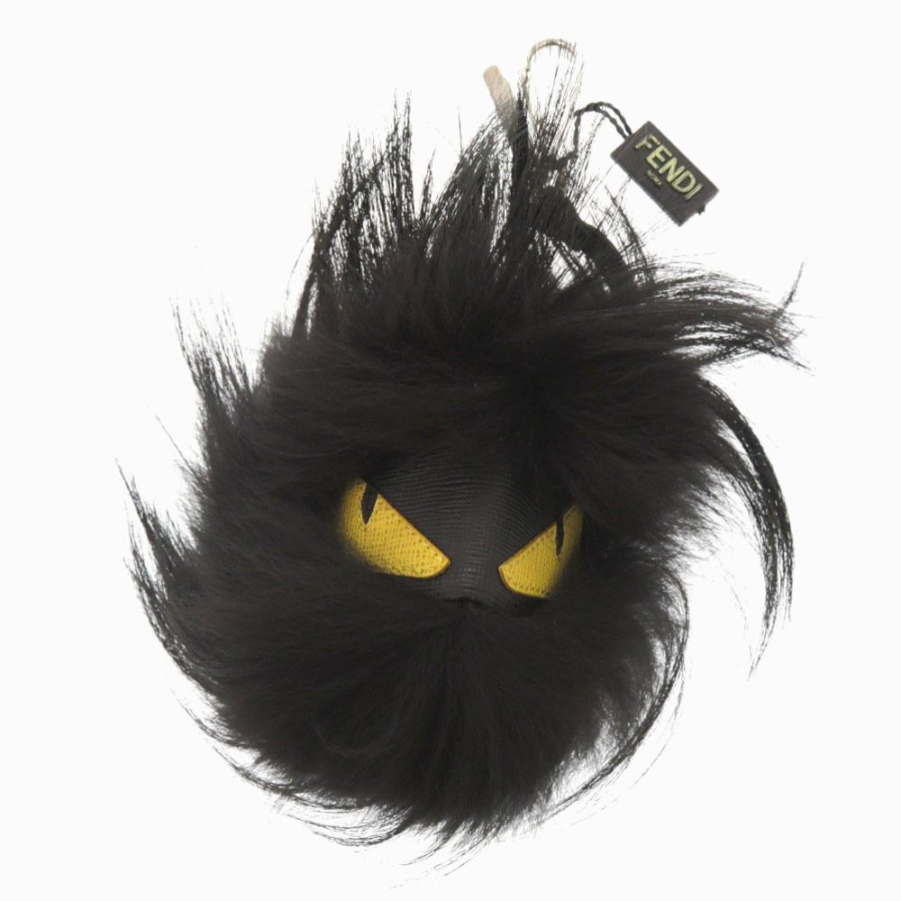 fendi バッグバグス　モンスター　チャーム 即発 FENDI モンスター ファー バッグチャーム キーホルダー 黄