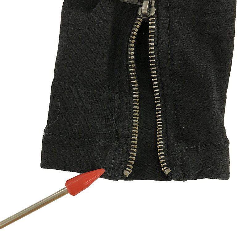 DIESEL / ディーゼル | スウェット ダブルライダースジャケット | M