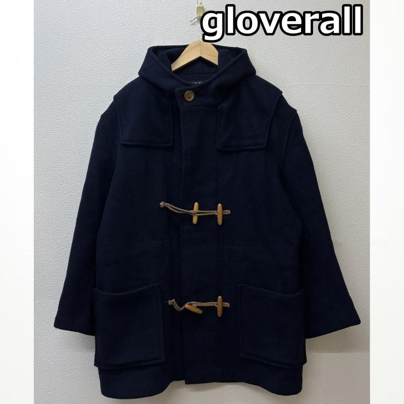 Gloverall グローバーオール コート D-TK290 イングランド製 英国製 ウール フード ダッフル コート 紺 ネイビー