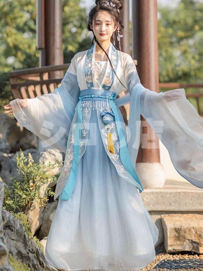 HF-225 豪華刺繍 漢服 かんふく 古風衣装 レトロ風 中華ロリータ コスプレ ワンピース 唐装 仙女服 中華風 美しい刺繍