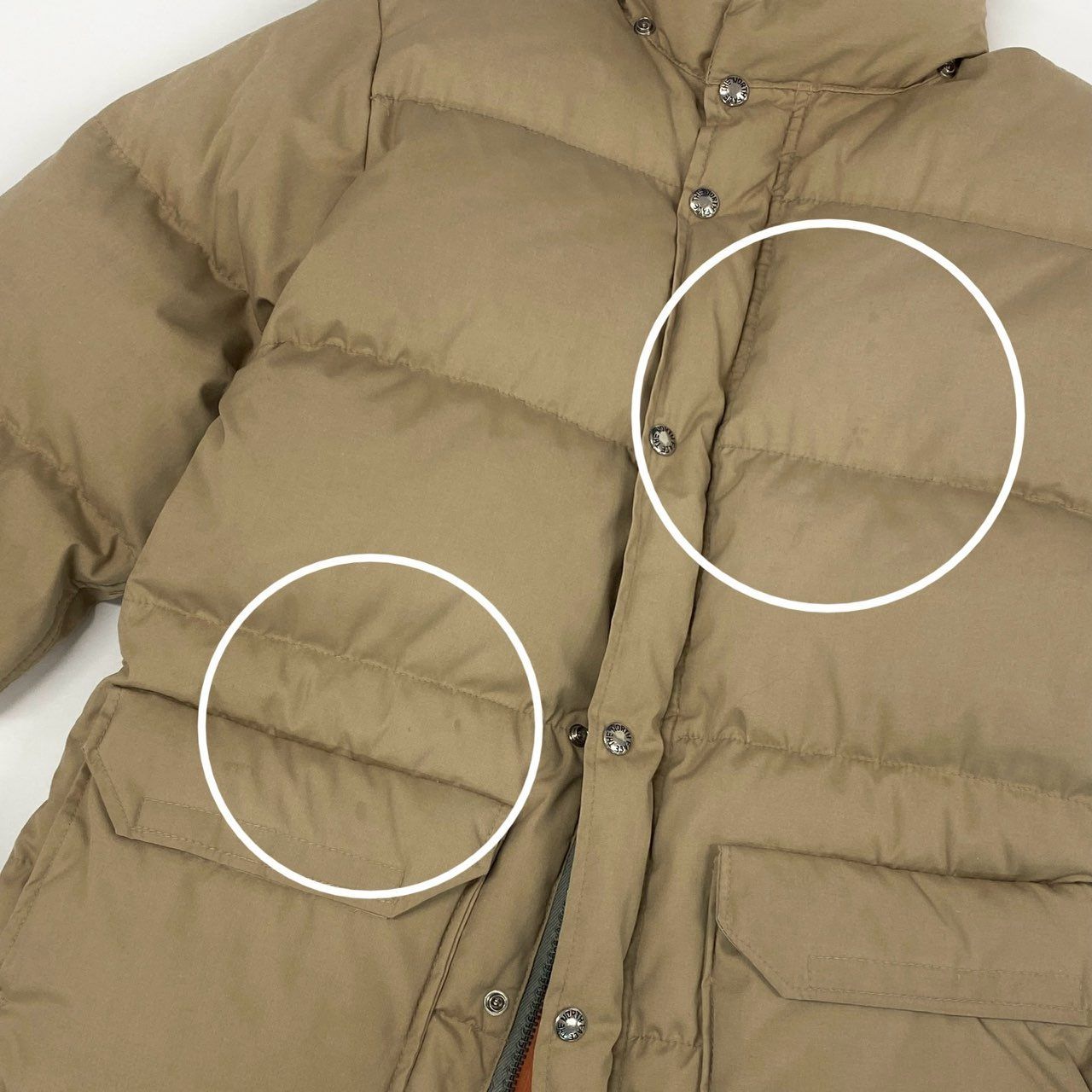 THE NORTH FACE ベージュ ジャケット　美品 9h4 THE NORTH FACE ザノースフェイス 70s~80s USA製 茶タグ
