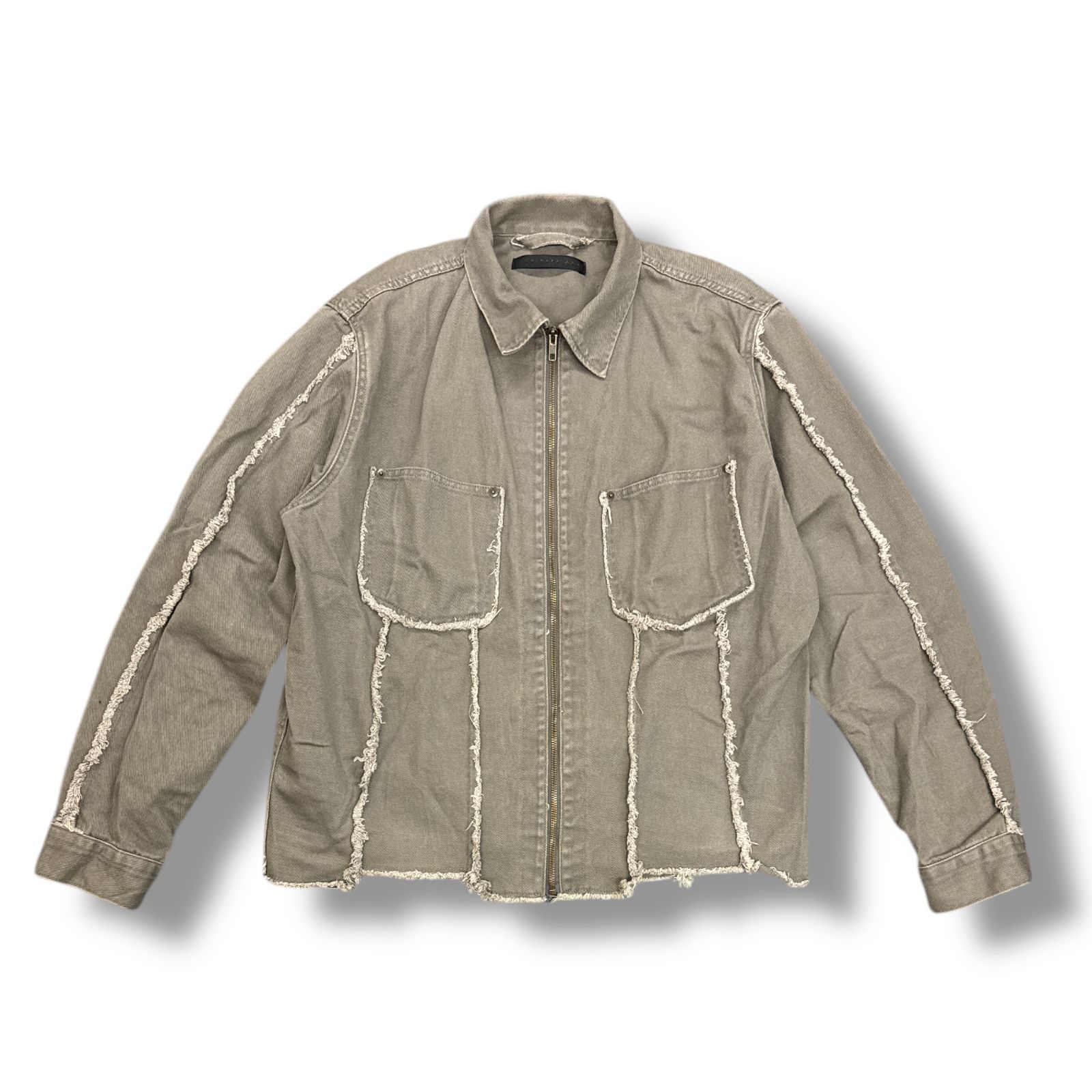 参考上代52800円 JUN/NAKAYAMA 23FW PANEL DENIM JACKET ダメージ 