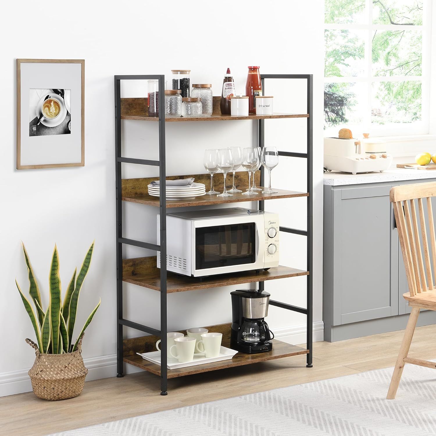 XINYF 棚 ラック オープンシェルフ 収納 おしゃれ ラック 収納棚