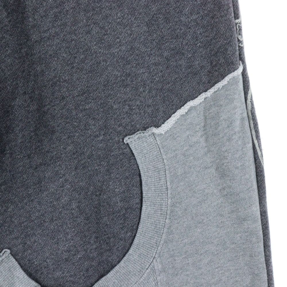 SS ツギハギコットンスウェットテーパードパンツ