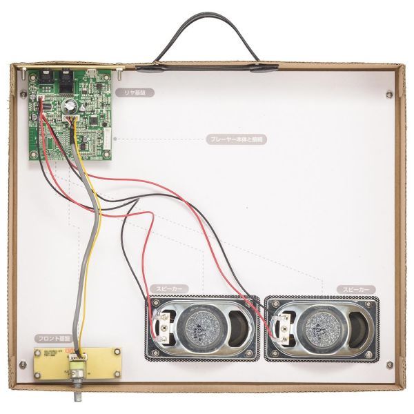 ステレオスピーカー内蔵
