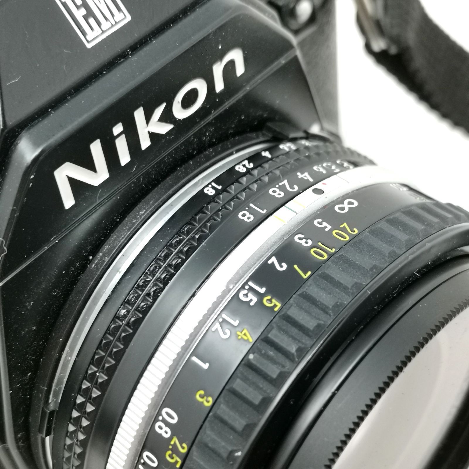 ニコン EM フィルムカメラ ブラック フィルムないため動作未確認
