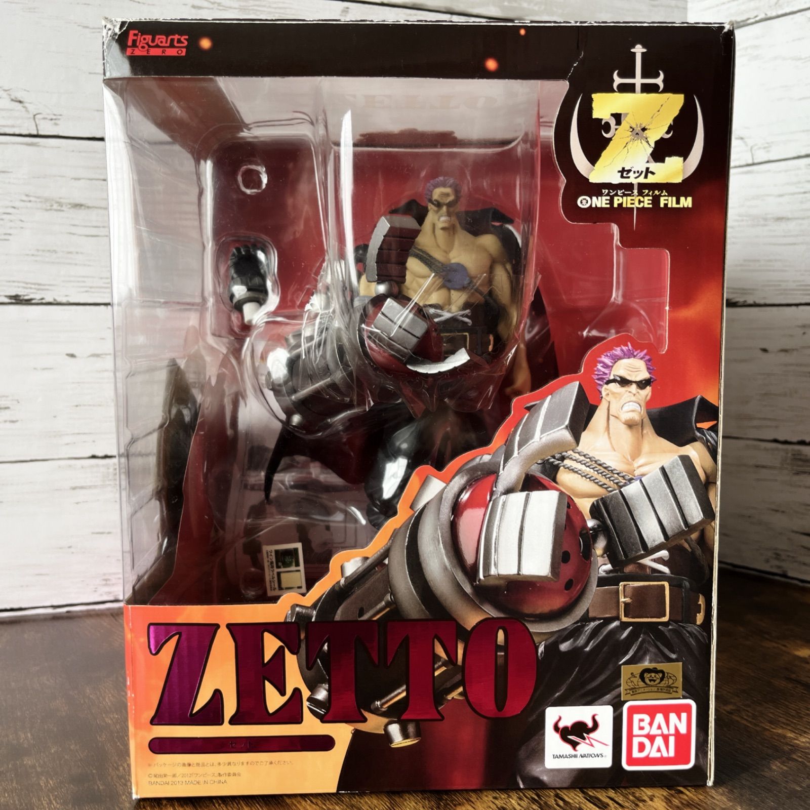 フィギュアーツZERO ワンピースフィルムZ フィギュア ZETTO ゼット 