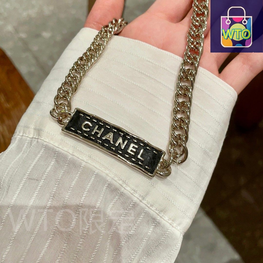 CHANEL - アルファベットです 今日特価】CHANEL シャネル 中古 アルファベットネックレス 送料