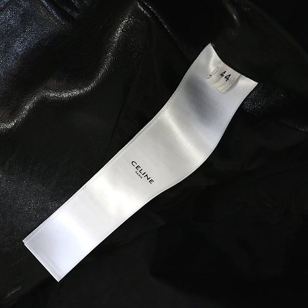 CELINE 銀座店 セリーヌ 美品 24AW ワックスドラムスキン カーコート