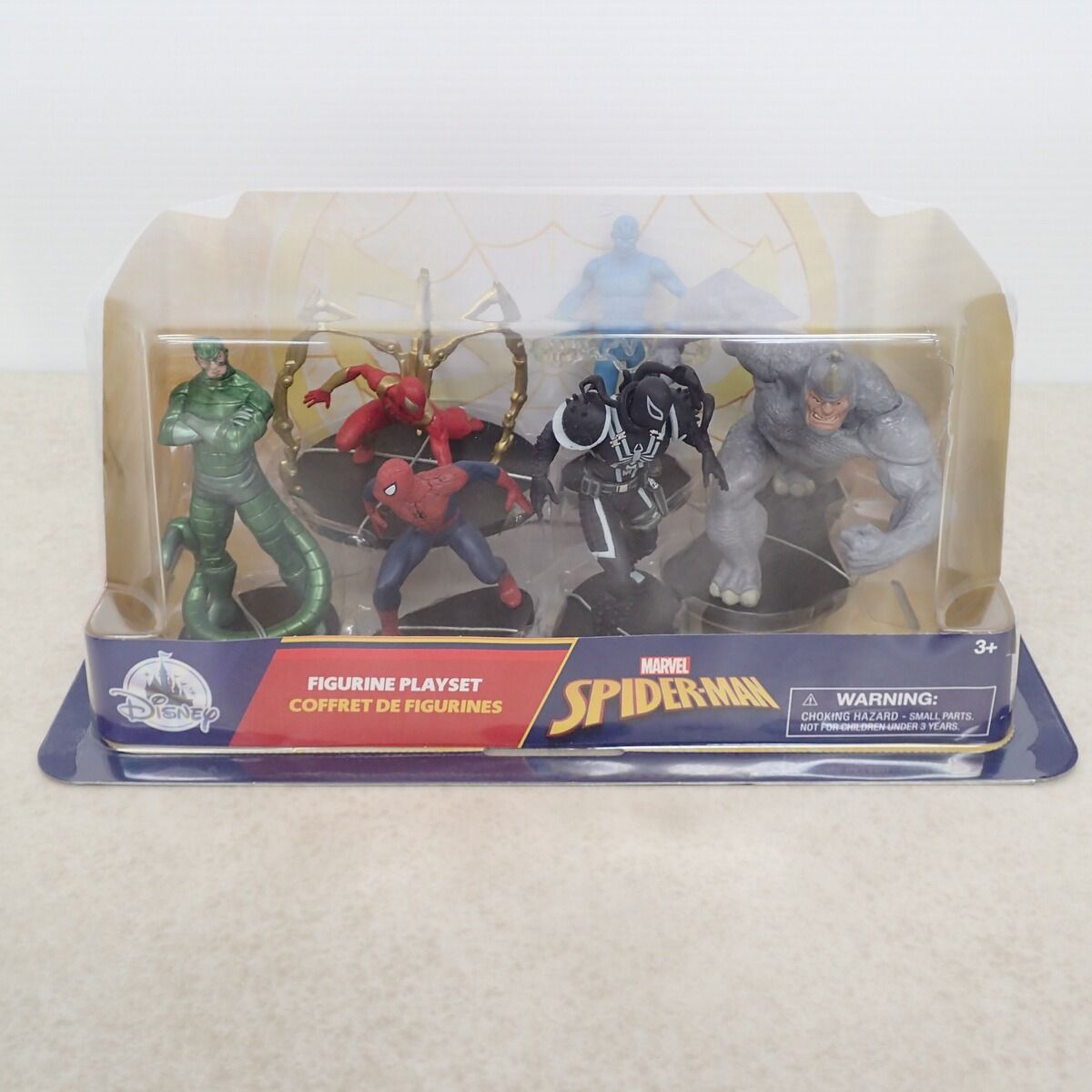 格安 ディズニー 未開封 マーベル フィギュアセット スパイダーマン アメコミ