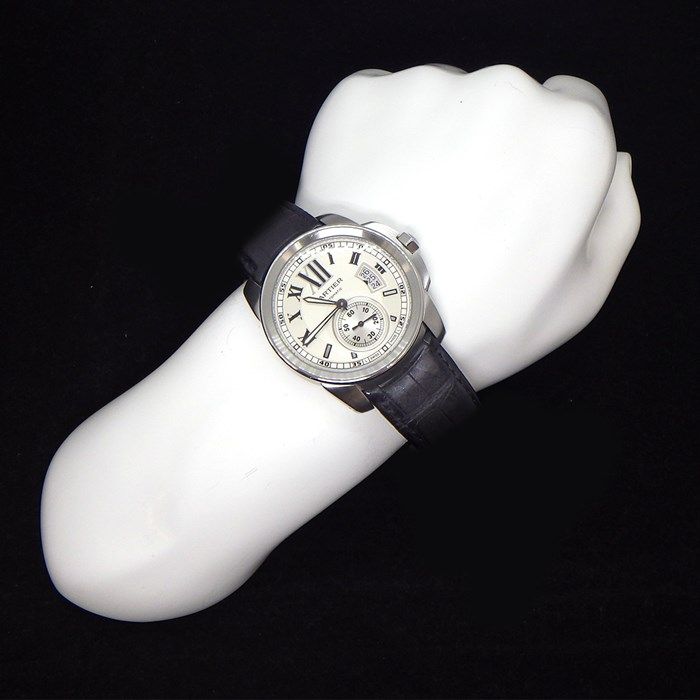 カルティエ Cartier 腕時計 カリブル W7100037 デイト 夜光