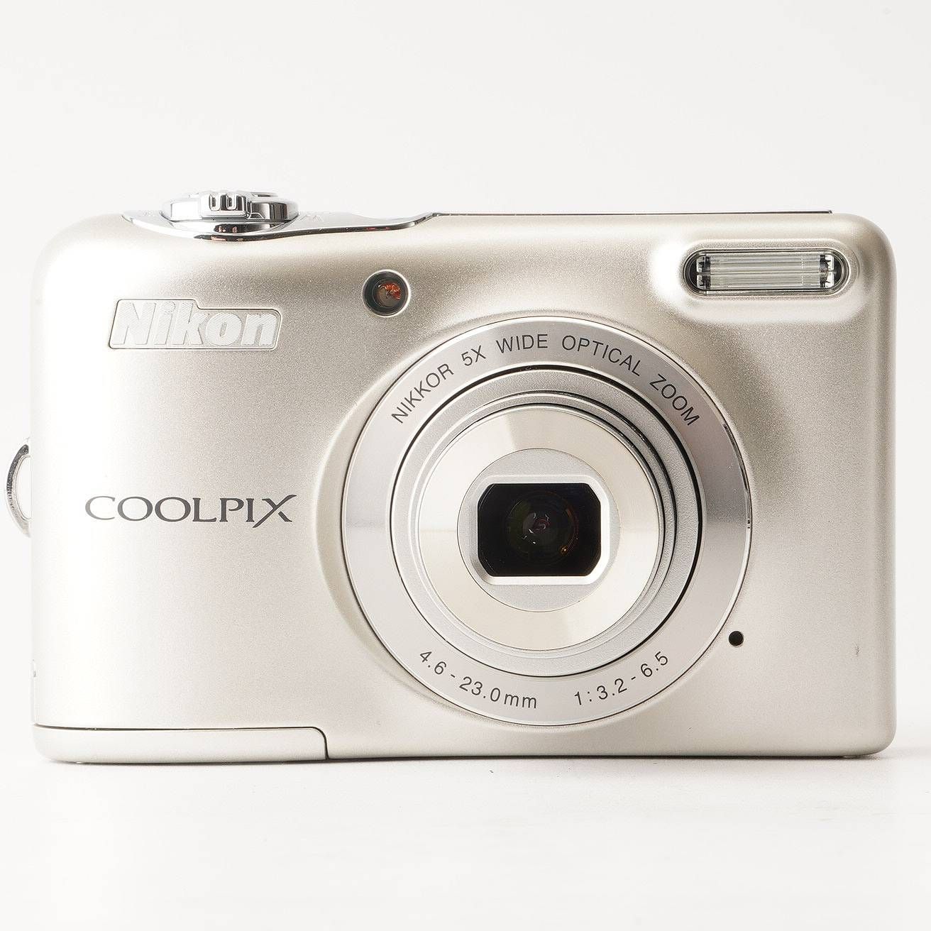 ニコン Nikon COOLPIX L32 シルバー 5x 単三電池対応 コンパクト