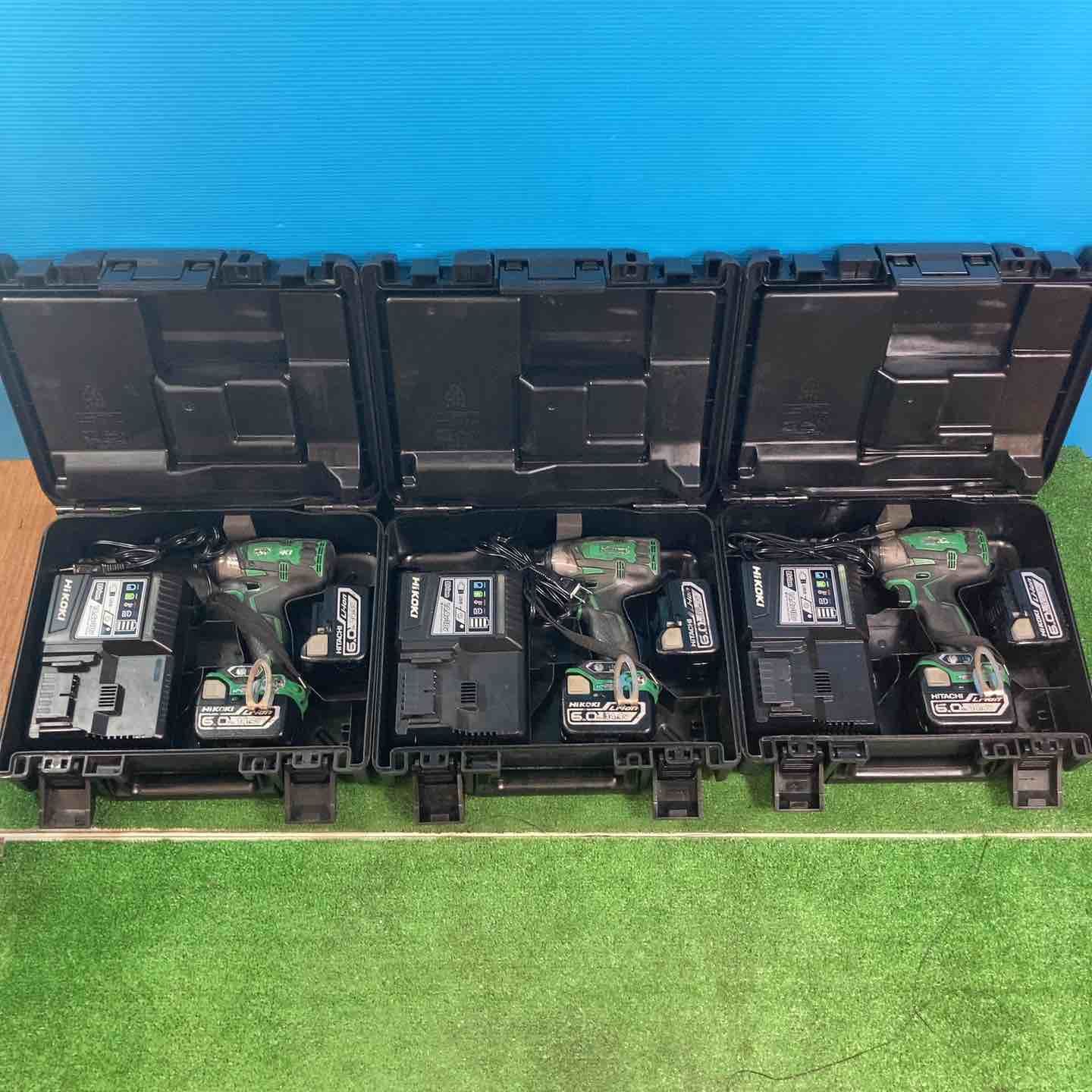 ハイコーキ 日立工機 コードレスインパクトレンチ WR14DBDL2 3個セット 14.4V 岩槻店