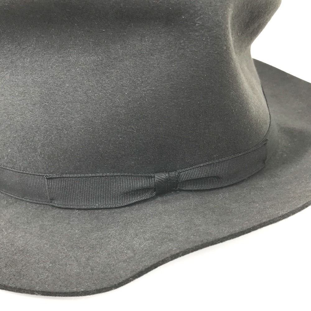 エルメス HERMES 帽子 ハット帽 ハット グレー系 HERMES エルメス ハット 帽子 ハット帽 グレー系 - メルカリ