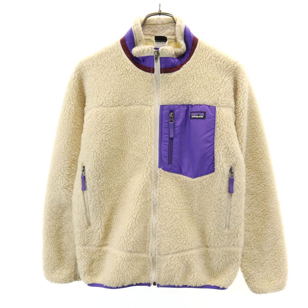 パタゴニア 65620FA14 フリースジャケット XL/14 ベージュ patagonia アウトドア キッズ
