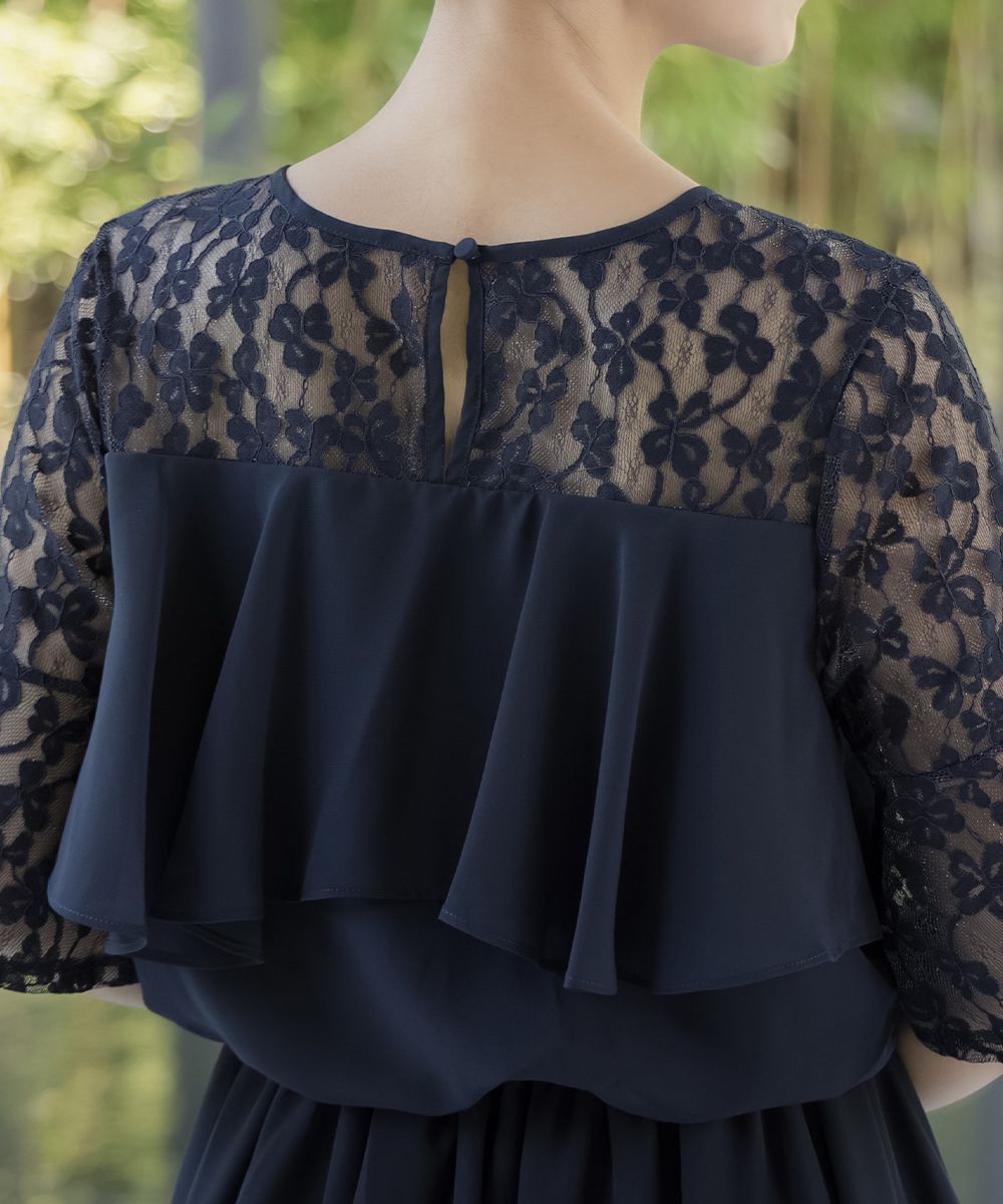 フォーマルドレス 120cm ラベンダー セレモニー】レースワンピース(120cm ラベンダー): キッズ