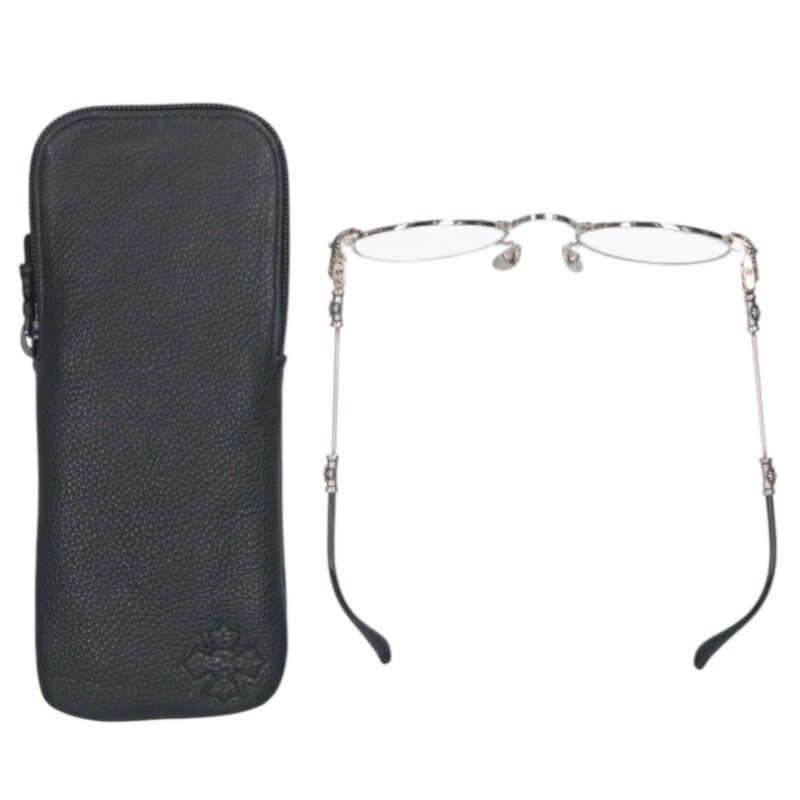 クロムハーツ BUBBA-A クロステンプルメタルフレームラウンド  