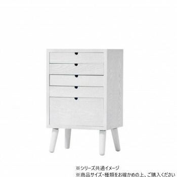 B.Bファニシング 整える チェスト 5段タイプ ホワイト ONCH-0043WHT