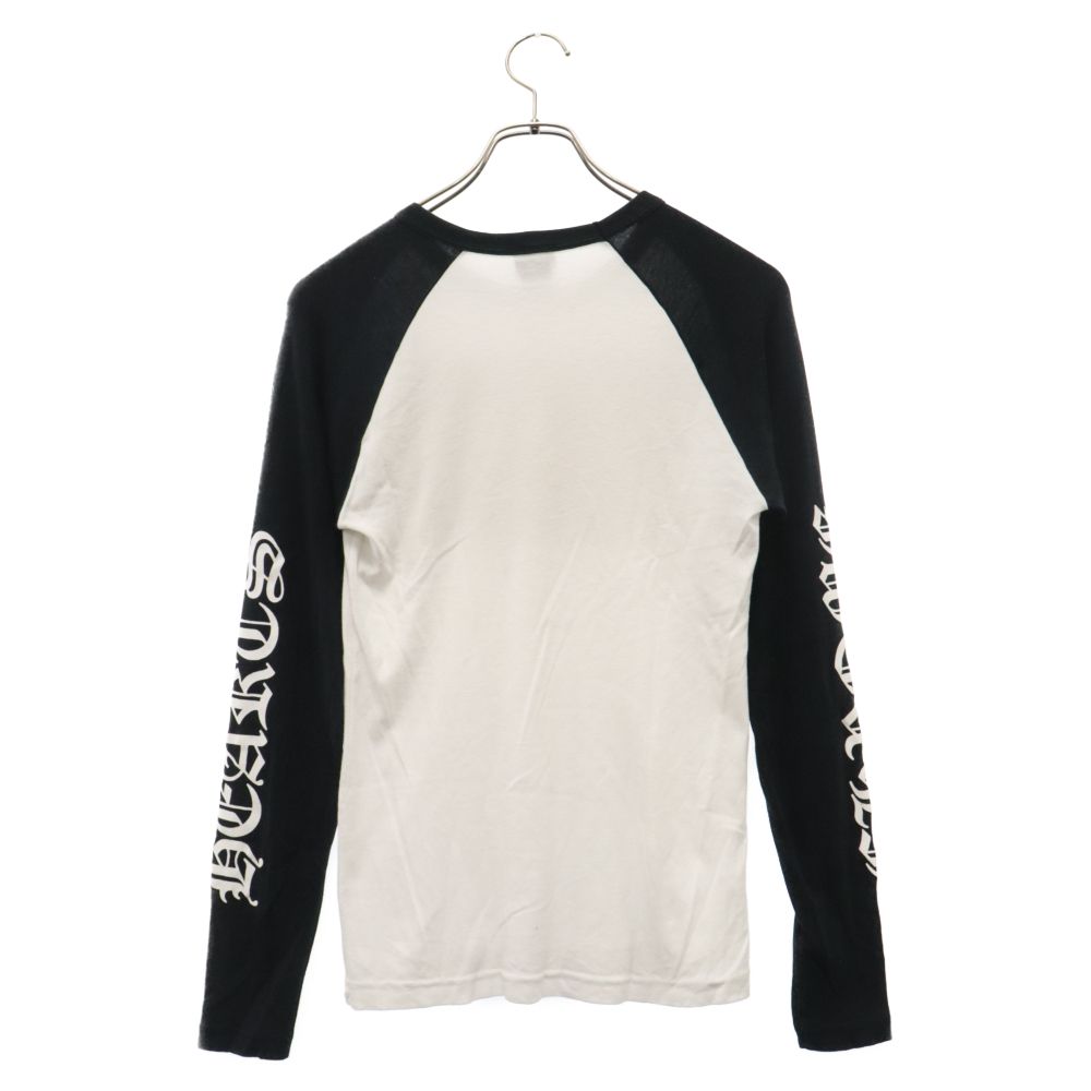 CHROME HEARTS (クロムハーツ) ネックロゴラグランスリーブ長袖