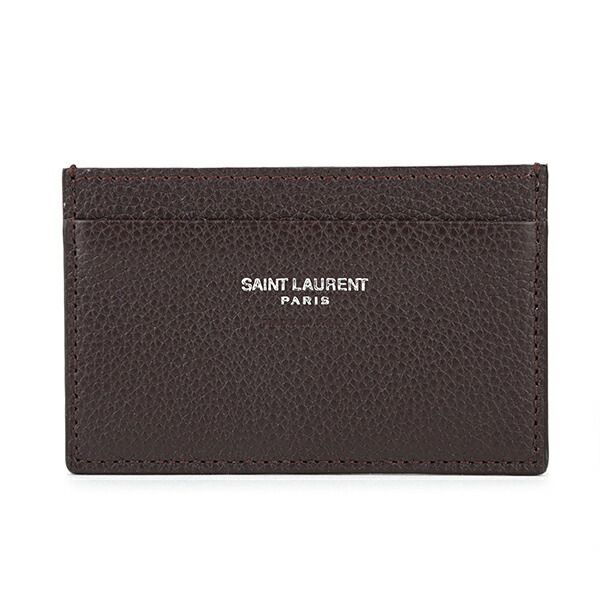 新品 サンローラン SAINT LAURENT 2つ折り財布 コンパクトウォレット ボルドー