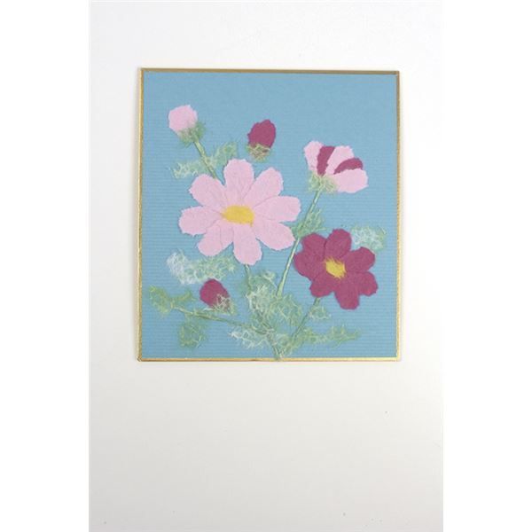 まとめ 藤久 和紙でつくるちぎり絵ミニ 秋 コスモス