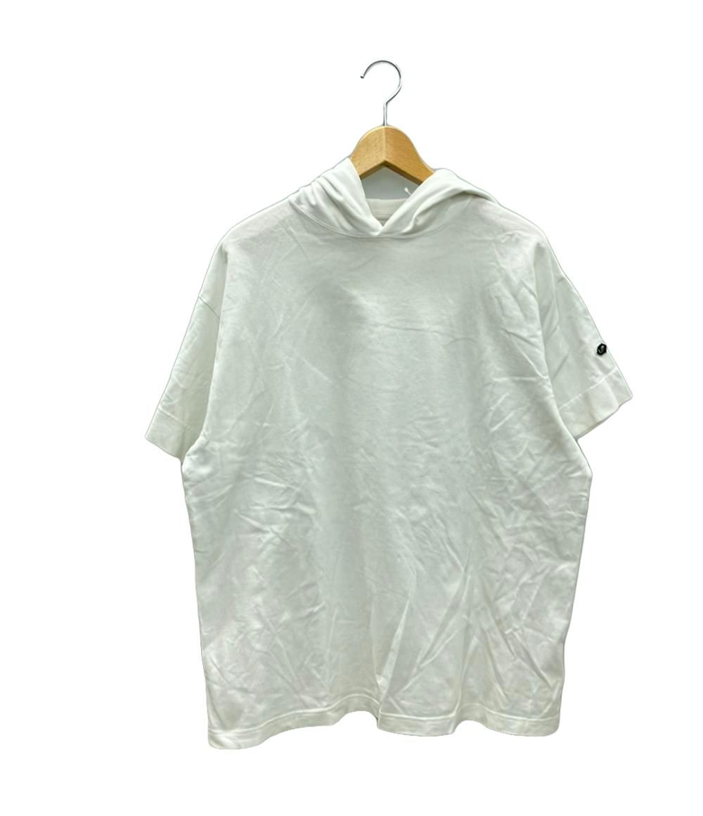 美品 ジョンローレンスサリバン オーバーサイズ半袖プルオーバーパーカー 薄手 メンズ SIZE L JOHN LAWRENCE SULLIVAN