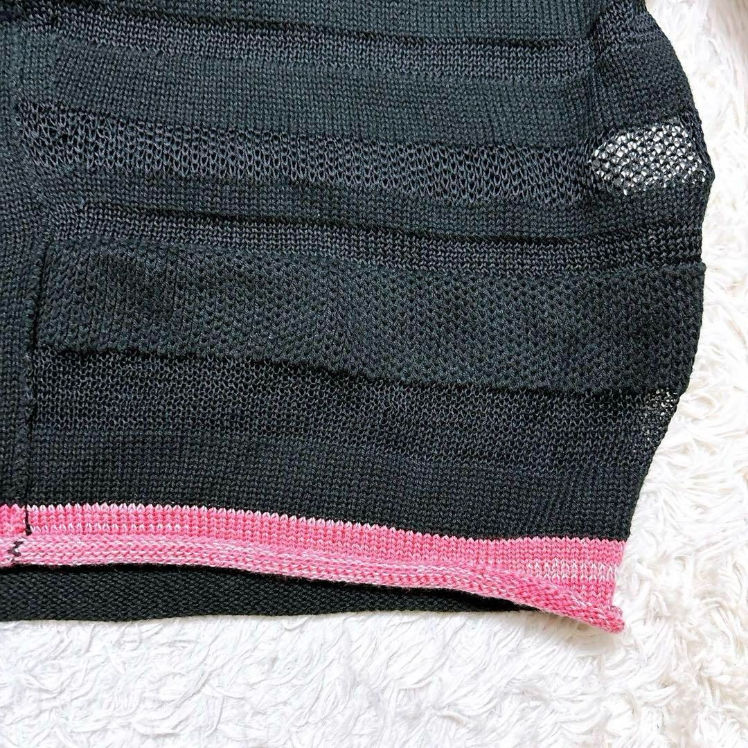 シルク透け感ニットセーター