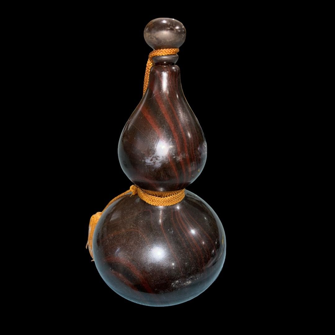 花瓶 黒瓢箪 ひょうたん 重さ約1.5kg↑ 年代物 高級 アンティーク 骨董