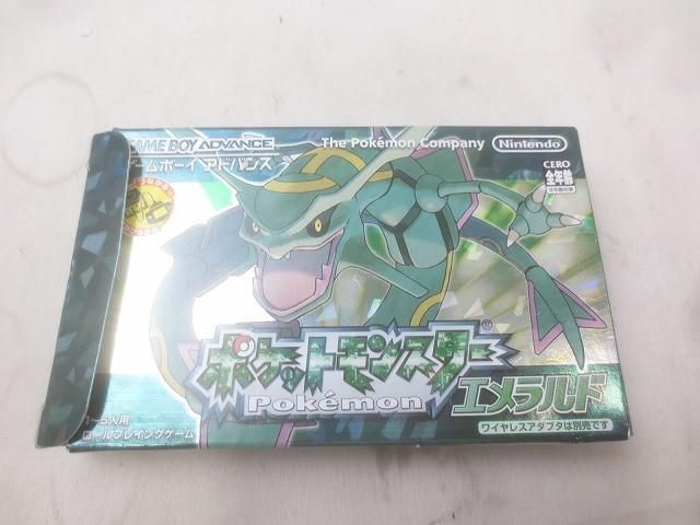 ゲーム ゲームボーイアドバンス ソフト ポケットモンスター エメラルド 取扱説明書 き