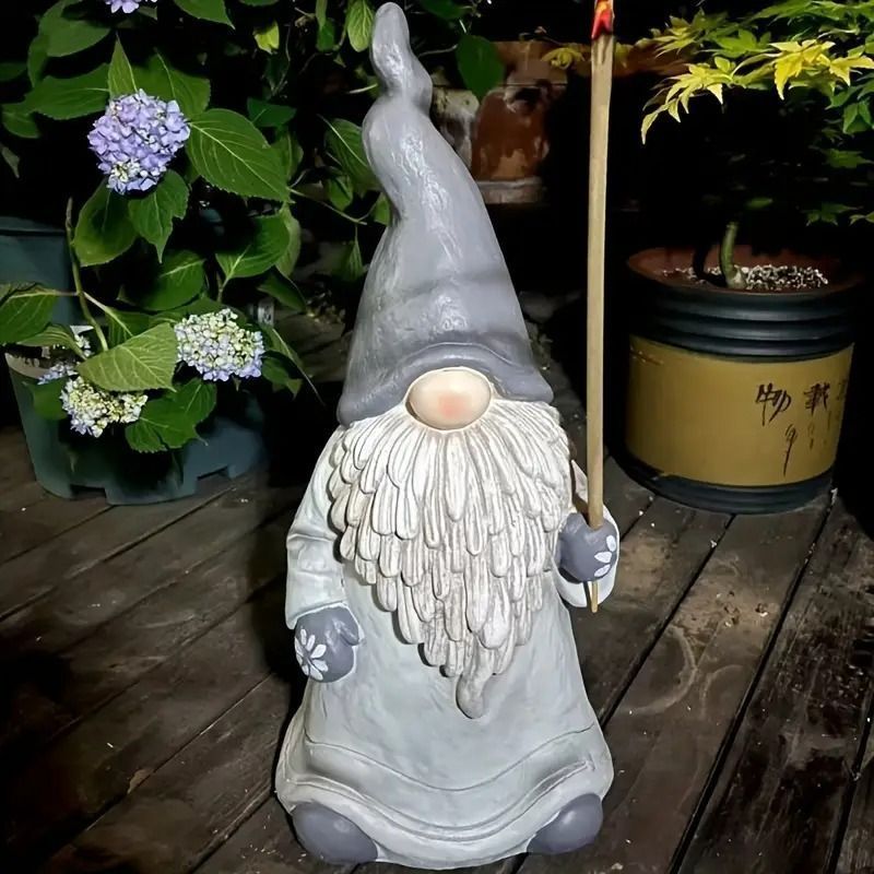 ガーデンノーム ガーデンオーナメント 置物 オブジェ ガーデニング雑貨 おしゃれ かわいい 北欧 小人 ノーム トムテ 庭 ガーデン 玄関 バルコニー 装飾 インテリア ガーデニング 屋外 屋内