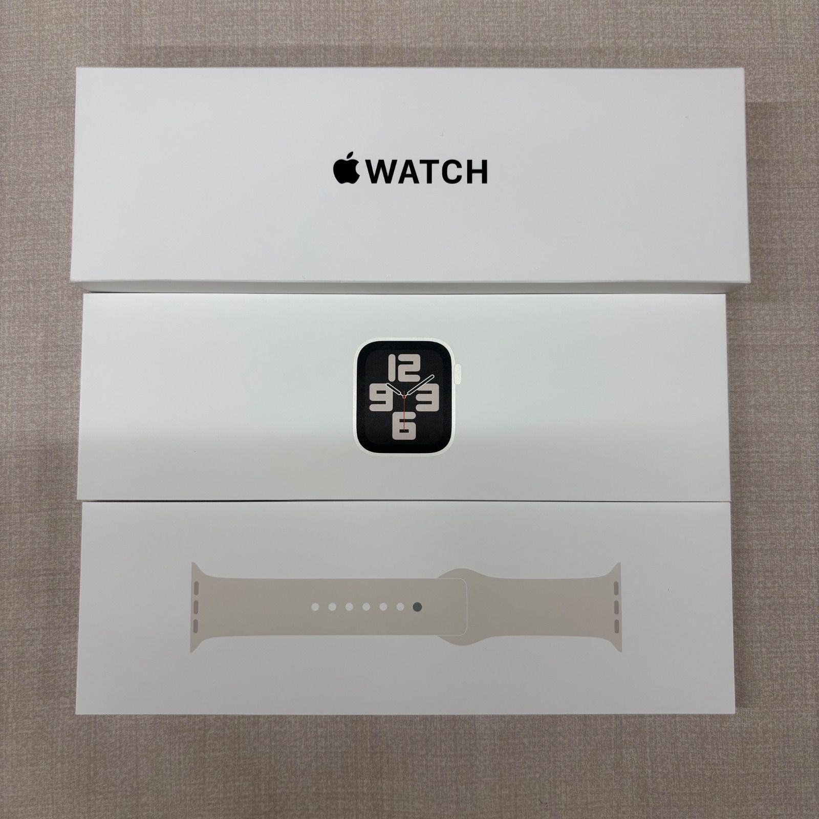 ◎ Apple watch SE 第2世代 MXEF3J|A Starlight 40mm GPSモデル