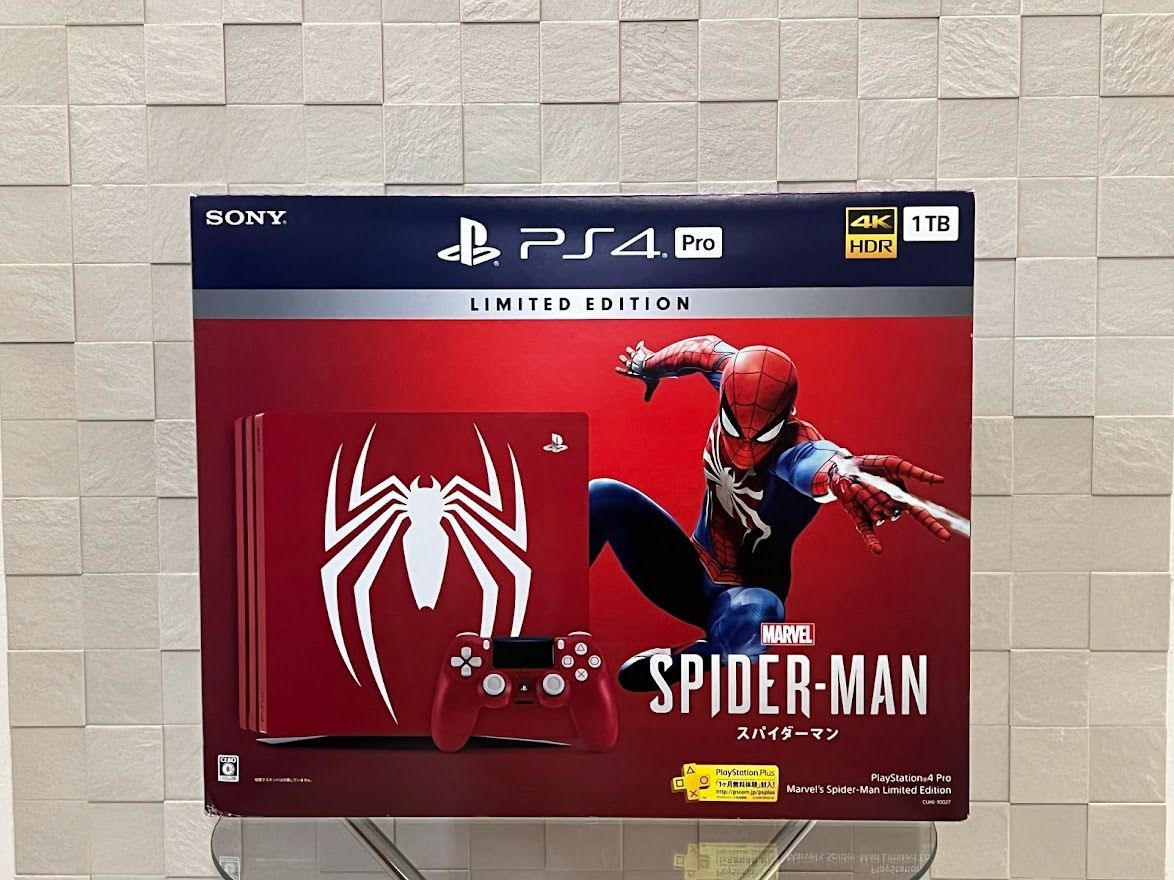 PS4 PRO 本体 スパイダーマン・リミテッドエディション - メルカリShops