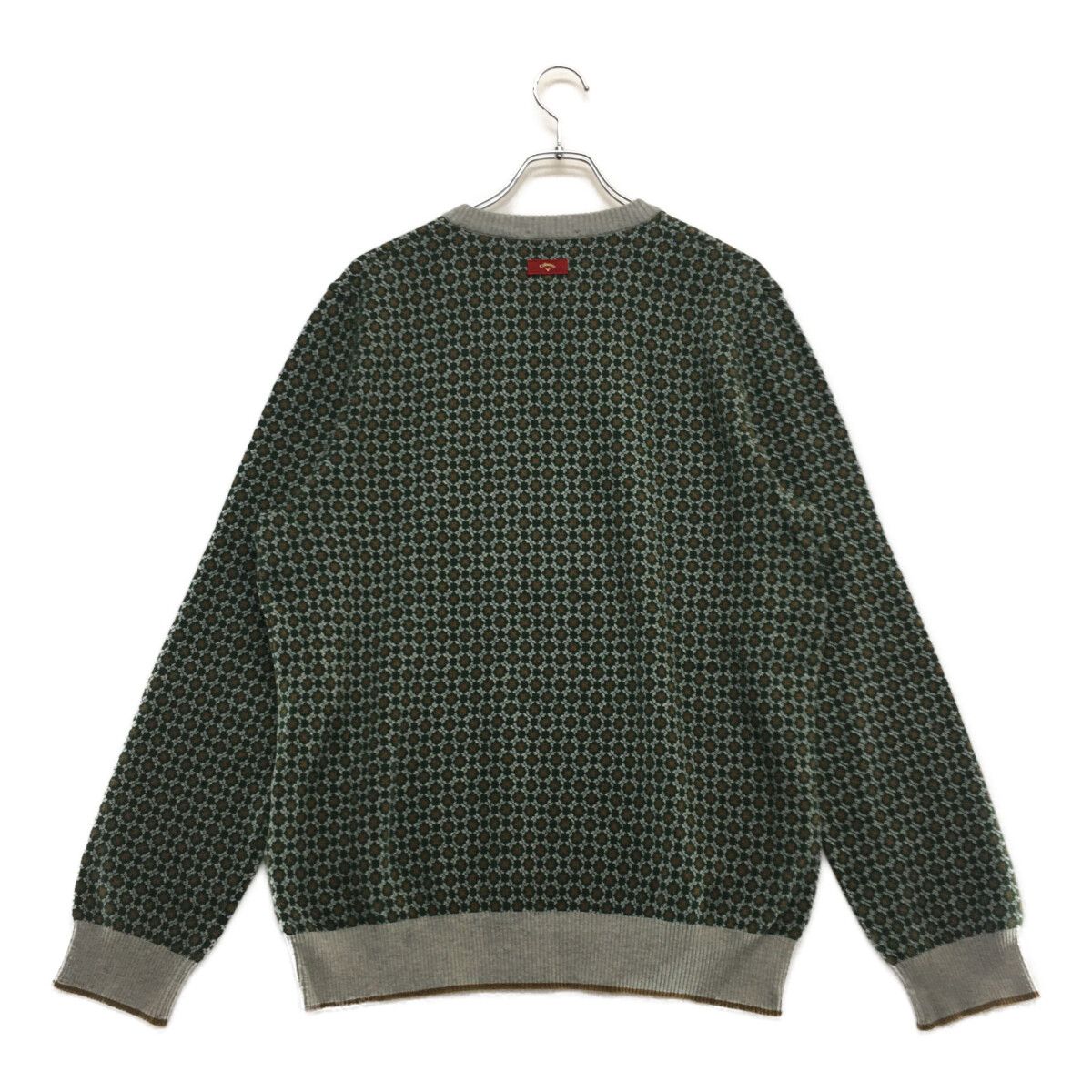 マスターバニー グレー Vネックセーターカシミヤ混 マスターバニー