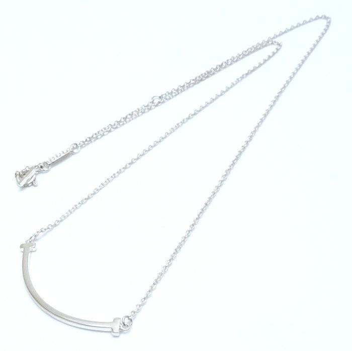 TIFFANY&Co. ティファニー Tスマイル ネックレス スモール シルバー925  