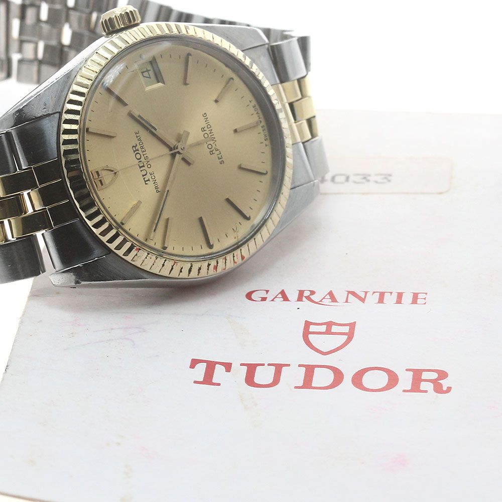 チュードル TUDOR 74033 プリンス オイスターデイト YGコンビ cal.2824